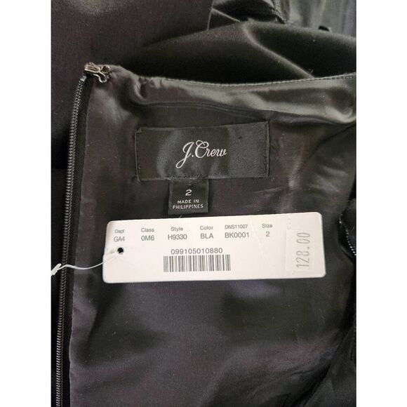J. Crew Fit and Flare Sheath Ponte Dress Size 2 NWT - Picture 7 of 8